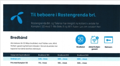 Informasjon fra Telenor